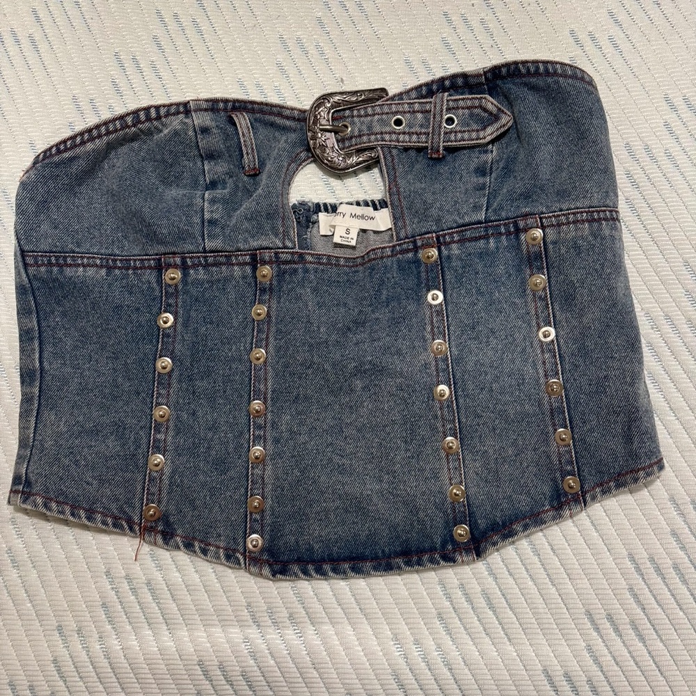 Levi's Women's Denim Corset Top